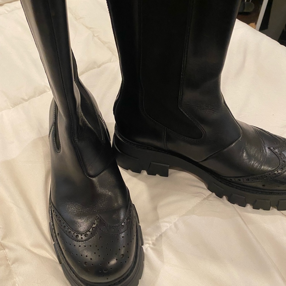 ASH mid calf leather boots